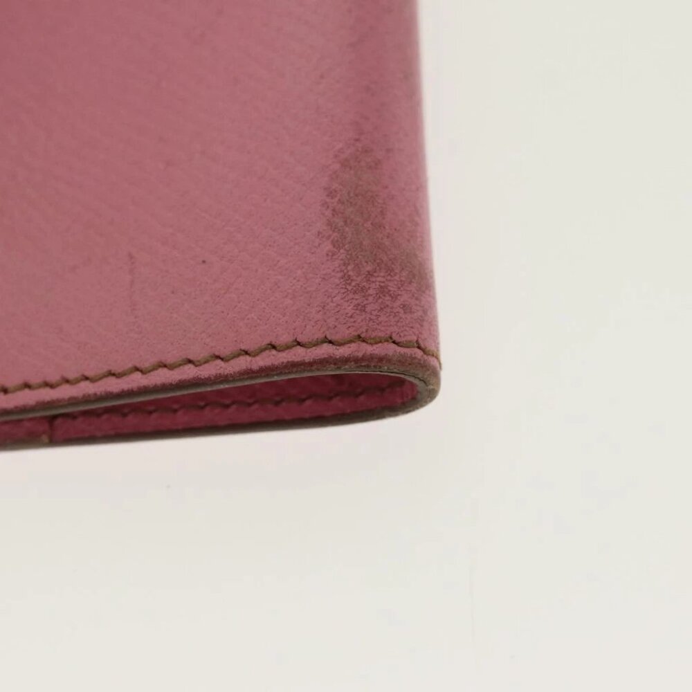 HERMES Agenda PM Day Planner Cover Epsom Leather Pink Auth 87806 - Picture 8 of 14
